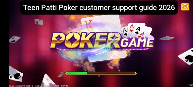 Teen Patti Poker Customer support guide